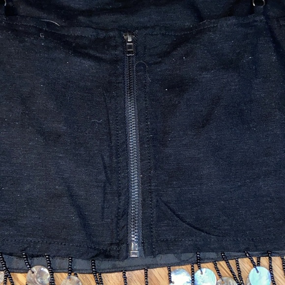 NWT Jason Wu Black Beaded Trim Women's Cropped Top size 6 - Picture 4 of 8